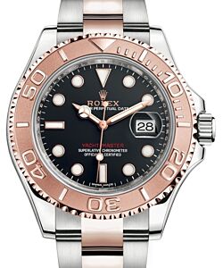 Rolex Yacht-Master 40 Rose Gold/Stainless Steel Black Dial Oyster Bracelet 116621 - BRAND NEW