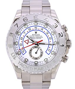 Rolex Yacht-Master II Regatta 44mm White Gold 18k Platinum Bezel 116689 
