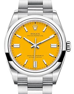 Rolex Oyster Perpetual 36 Yellow Index Dial 126000 - BRAND NEW