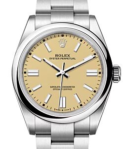 Rolex Oyster Perpetual 41 Steel Beige Index Dial 134300 - BRAND NEW