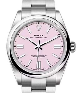 Rolex Oyster Perpetual 41 Steel Candy Pink Index Dial 134300 - BRAND NEW