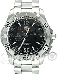 Tag Heuer Aquaracer Black Index Dial Stainless Steel Bezel & Stainless Steel Bracelet WAF111Z.BA0801 