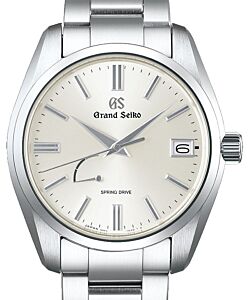 Grand Seiko Heritage Spring Drive Archetypal Steel Silken Sunray Silver Dial SBGA437- BRAND NEW