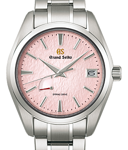 Grand Seiko Heritage Caliber 9R 20th Anniversary Titanium "Snowflake" Pink Dial SBGA497 - BRAND NEW