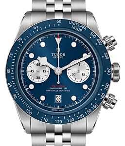 Tudor Black Bay Chrono Steel White Dial 41mm Bracelet M79360B-0002 - BRAND NEW
