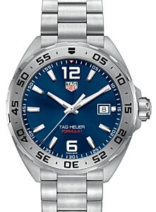 Tag Heuer Formula 1 Stainless Steel Blue Index Dial & Stainless Steel Bracelet WAZ1118.BA0875 - BRAND NEW