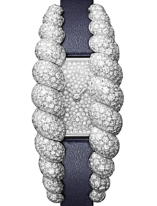 Cartier Tressage Quartz 18K White Gold Brilliant-Cut Diamonds Dial HPI01693 - BRAND NEW