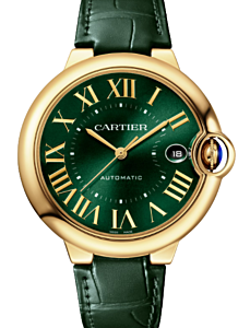 Cartier Ballon de Cartier 40mm Yellow Gold Green Sunray Dial WGBB0062 - BRAND NEW