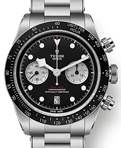 Tudor Black Bay Chrono Steel Black Dial 41mm Bracelet M79360N-0011
