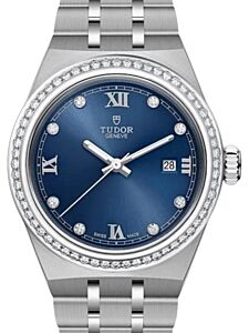 Tudor Royal Steel Diamond Set Blue Dial M28320-0002