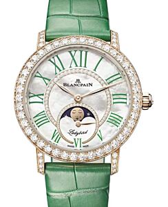 Blancpain Ladybird Colors Phases de Lune Red Gold 34.9mm Mother of Pearl Dial 3662B 2954 55B - BRAND NEW