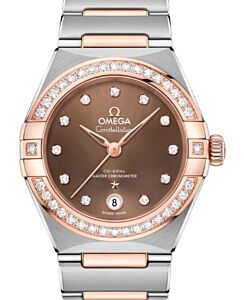 Omega Constellation Co-Axial Master Chronometer 29mm Steel-Sedna Gold Brown Dial 131.25.29.20.63.001