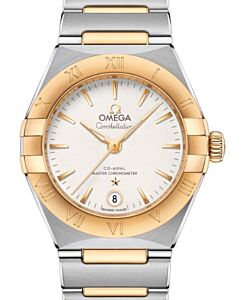Omega Constellation Co-Axial Master Chronometer 29mm Steel Yellow Gold Silver Dial 131.20.29.20.02.002