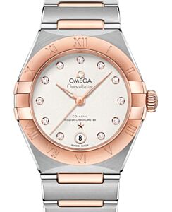 Omega Constellation Co-Axial Master Chronometer 29mm Steel-Sedna Gold White Silvery Dial 131.20.29.20.52.001