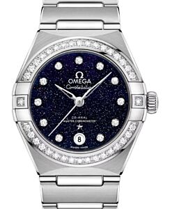 Omega Constellation Co-Axial Master Chronometer 29mm Steel Blue Diamond Dial 131.15.29.20.53.001