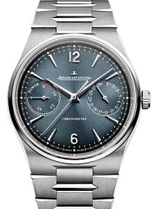 Jaeger-LeCoultre Master Control Chronometre Date Power Reserve 39mm Steel Blue-Grey Dial Q4168120