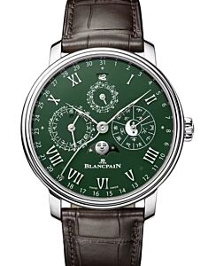 Blancpain Villeret Calendrier Chinois Traditionnel Platinum 45.2mm Métiers d'Art Dial 0888 3432C 55B - BRAND NEW
