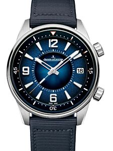 Jaeger-LeCoultre Polaris Date Stainless Steel 40mm Green Dial Canvas Strap Q9128981