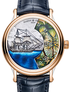 Vacheron Constantin Metiers d'Art Tribute to Explorer Naturalists - Detroit de Magellan 41mm Pink Gold 7500U/000R-B992