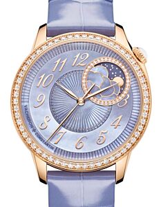 Vacheron Constantin Egerie Moonphase 37mm Pink Rose Gold/Diamonds Lilac Mother of Pearl 8005F/000R-H030