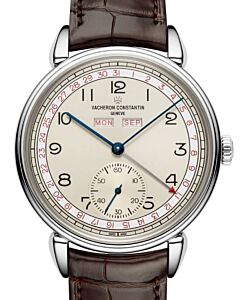 Vacheron Constantin Historiques Triple Calendrier 1942 Stainless Steel Ivory Arabic Dial 3110V/000A-B425 