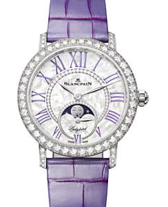 Blancpain Ladybird Colors Phases de Lune White Gold 34.9mm Mother of Pearl Dial 3662D 1954 55B - BRAND NEW