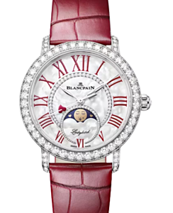 Blancpain Ladybird Saint Valentin 2025 White Gold 34.9mm Mother of Pearl Dial 3662C 1954 55B - BRAND NEW