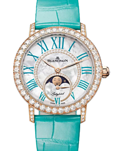 Blancpain Ladybird Colors Phases de Lune Red Gold 34.9mm Mother of Pearl Dial 3662A 2954 55B - BRAND NEW