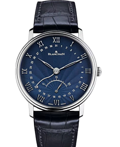 Blancpain Villeret Ultraplate White Gold 40mm Blue Dial  6653Q 1529 55B - BRAND NEW