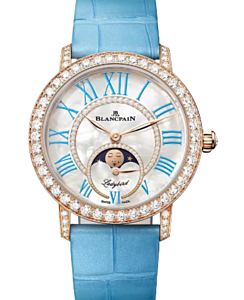 Blancpain Ladybird Colors Phases de Lune Red Gold 34.9mm Mother of Pearl Dial 3662D 2954 55B - BRAND NEW