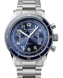 Blancpain Air Command Titanium 42.5mm Sunburst Blue Dial AC02 12B40 98S - BRAND NEW