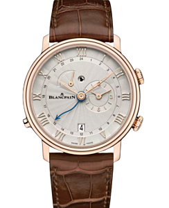 Blancpain Villeret Réveil GMT Red Gold 40.3mm Opaline Dial 6640 3642 55B - BRAND NEW