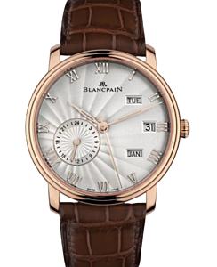 Blancpain Villeret Quantième  Annuel GMT Red Gold 40mm Opaline Dial 6670 3642 55B - BRAND NEW