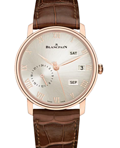 Blancpain Villeret Quantième Annuel GMT Red Gold 40mm Opaline Dial 6670A 3642 55B - BRAND NEW