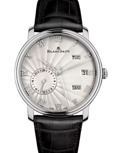 Blancpain Villeret Quantième Annuel GMT White Gold 40mm Opaline Dial 6670 1542 55B - BRAND NEW