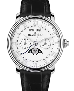 Blancpain Villeret Chronographe Monopoussoir Steel 40.3mm White Dial 6685 1127 55B - BRAND NEW