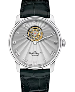 Blancpain Villeret Carrousel Volant Une Minute Platinum 40mm Opaline Dial 66228 3442 55B - BRAND NEW