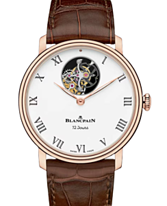 Blancpain Villeret Tourbillon Volant Une Minute 12 Jours Red Gold 42mm White Dial 66240 3631 55B - BRAND NEW
