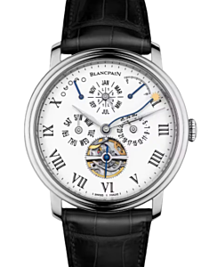 Blancpain Villeret Équation du Temps Marchante Platinum 42mm White Dial 6638 3431 55B - BRAND NEW