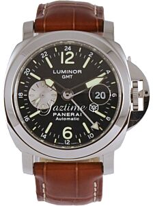 PANERAI PAM 88 LUMINOR GMT 44 mm POLISHED STAINLESS STEEL - BRAND NEW