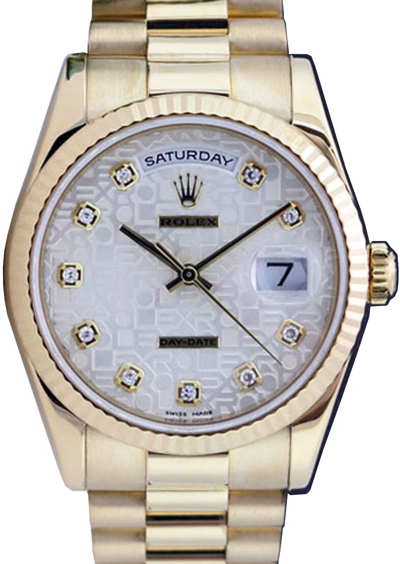 Rolex day date jubilee dial discount