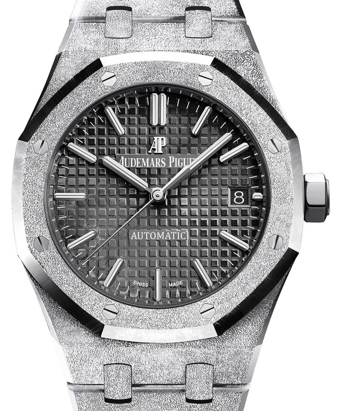 Audemars Piguet Royal Oak Frosted Gold 37mm Black Dial 15454BC.GG.1259BC.03
