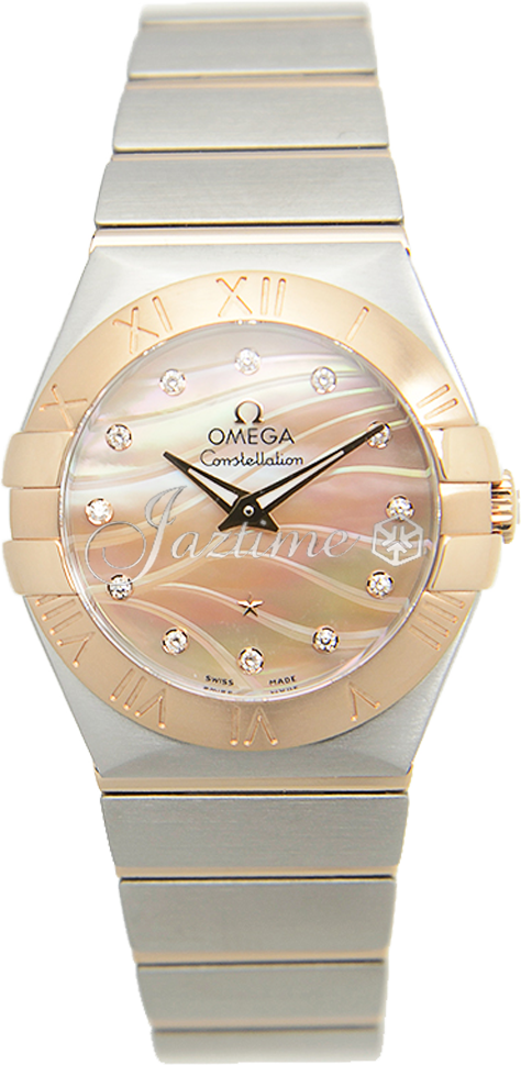 OMEGA 123.20.27.60.57.002 CONSTELLATION QUARTZ 27mm STEEL