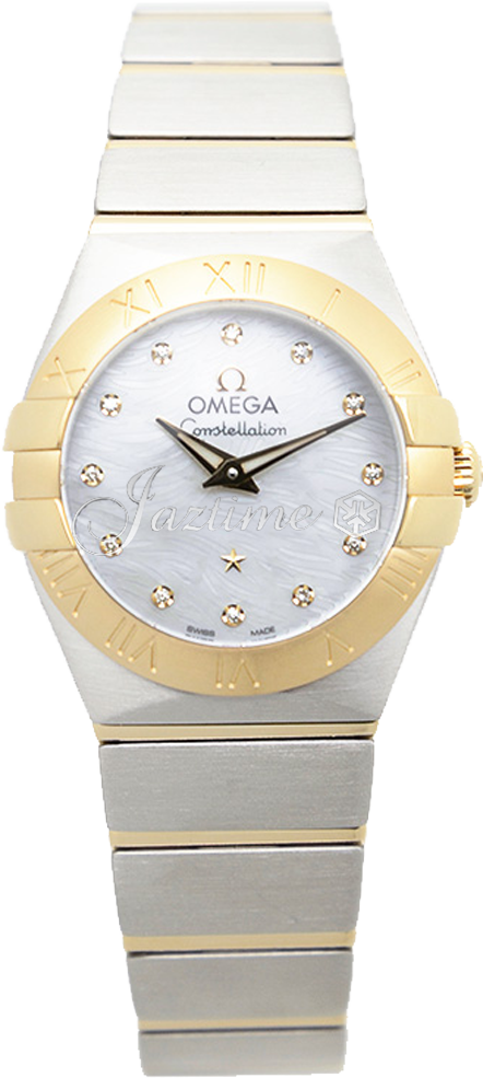 Omega 123.20.24.60.55.008 Constellation Quartz 24mm Steel And Yellow Gold BRAND NEW