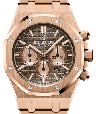 Royal oak chrono rose gold discount