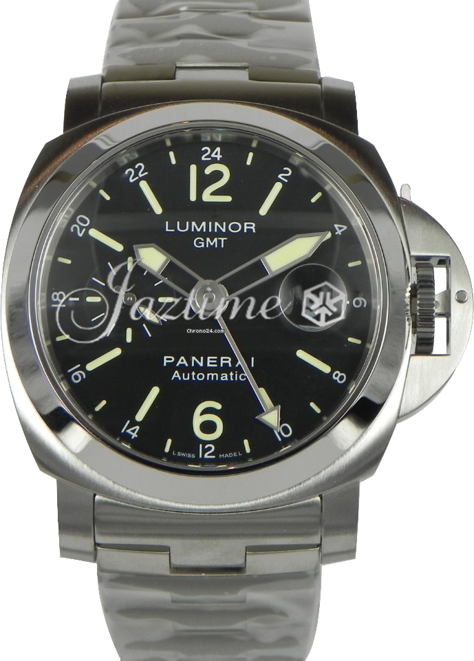 Panerai PAM 297 Luminor GMT 44mm Automatic Stainless Steel