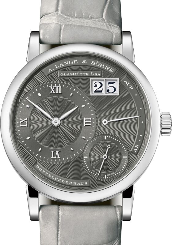 A Lange Sohne Little Lange 1 White Gold 36.8mm Light Grey