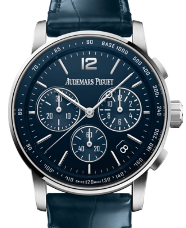Audemars Piguet Code 11.59 Chronograph White Gold 41mm Blue