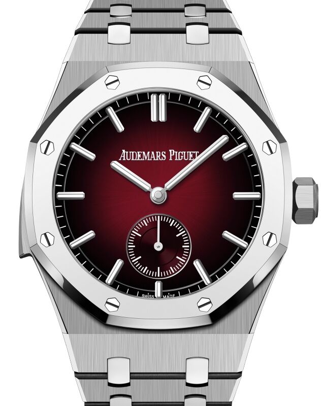 Audemars Piguet Royal Oak Minute Repeater Supersonnerie 42mm Titanium Platinum Burgundy DIal 26591IP.OO.1252IP.01 BRAND NEW