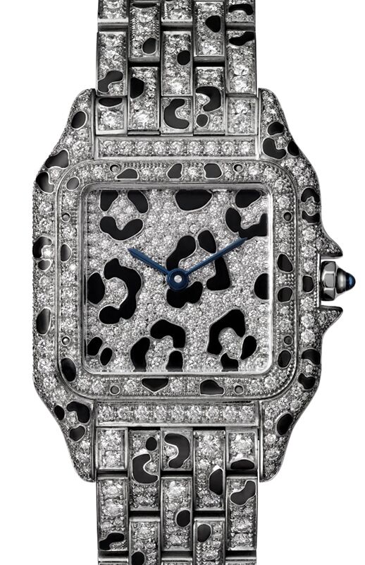 Cartier panthere gold diamond watch store
